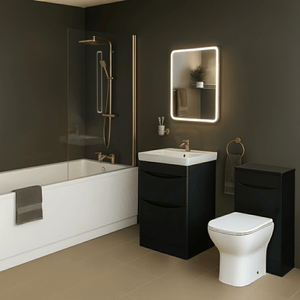 Arko Vista Complete Bathroom Suite -  Brass