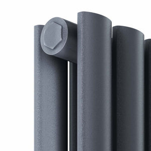 Astro 413X600 Horizontal Anthracite Double Towel Rail