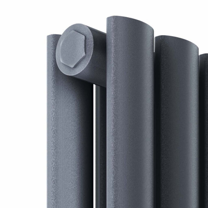 Astro 590X600 Horizontal Anthracite Double Towel Rail