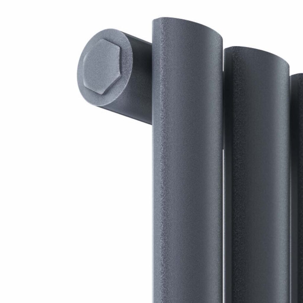 Astro 826X600 Horizontal Anthracite Double Towel Rail