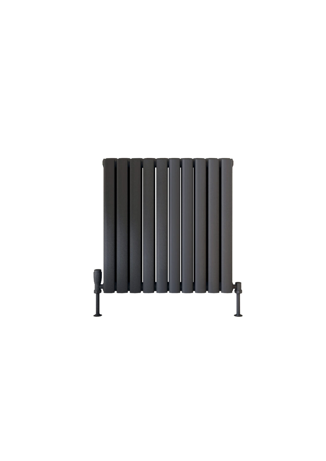 Astro 590X600 Horizontal Anthracite Double Towel Rail
