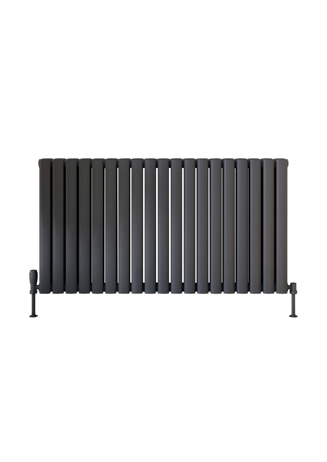Astro 994X600 Horizontal Anthracite Double Towel Rail