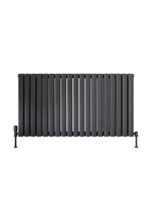 Astro 994X600 Horizontal Anthracite Double Towel Rail