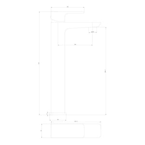 Fluro Tall Basin Mixer