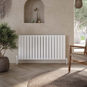 Baron 1158X600 Horizontal White Double Towel Rail