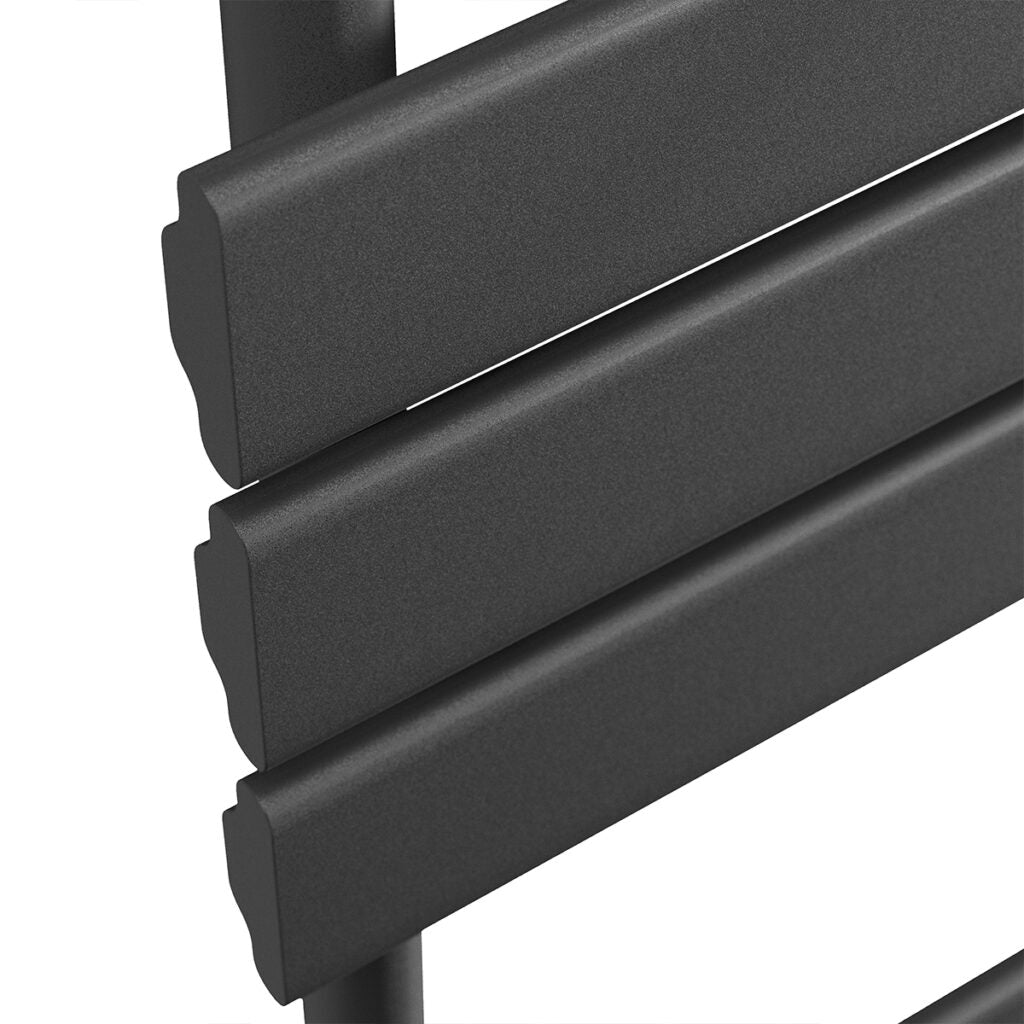 Milo 450X1200 Black Towel Rail