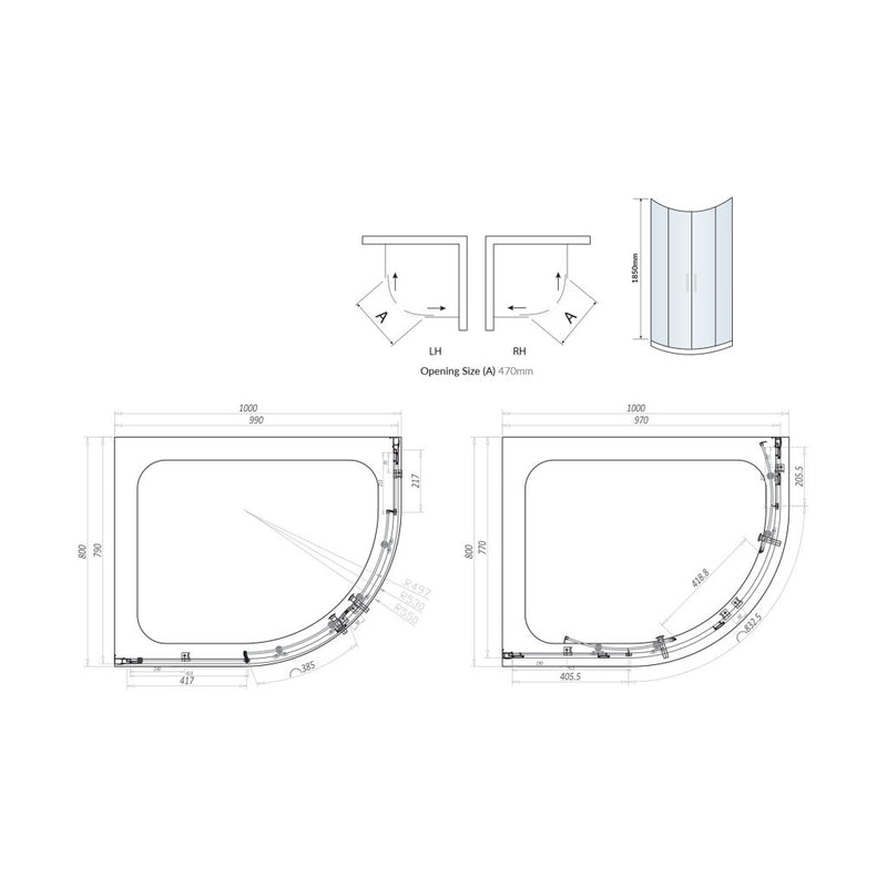 Offset Quadrant Enclosure