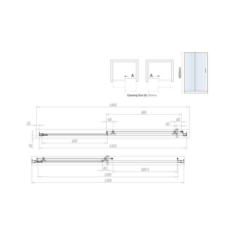 1400 Sliding Door