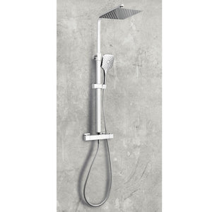 Hilton chrome Square mixer shower