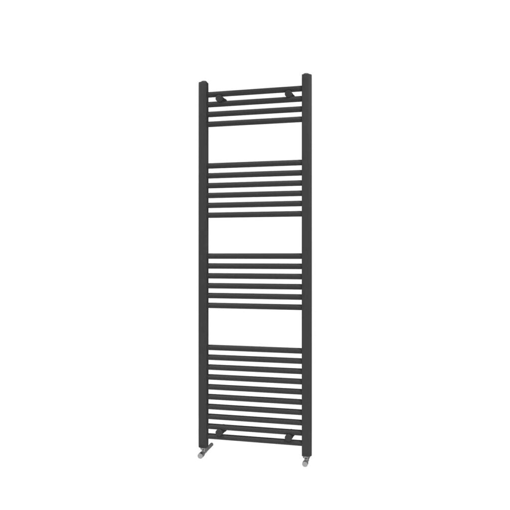 Strike Black 600X1600 Towel Rail