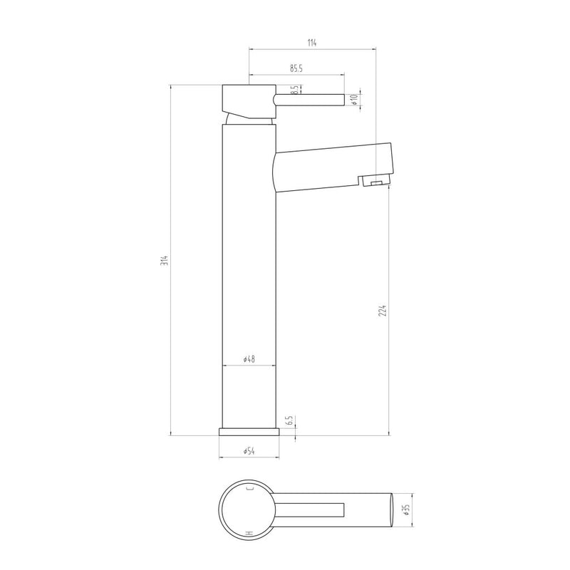 Presley Tall Basin Mixer