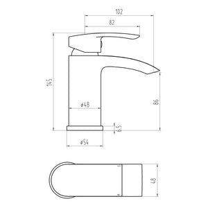 Picasso Basin Mixer Inc Click Waste