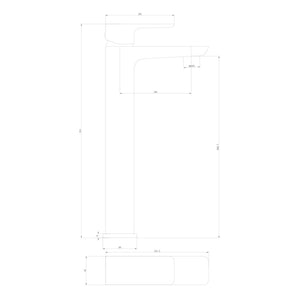 Fluro Tall Basin Mixer