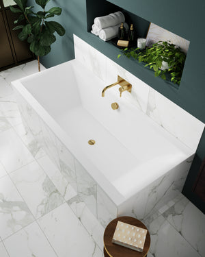 Square 1700mmx760mm Double Ended Bath