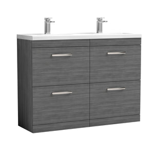 Reina 1200mm Floor Standing 4-Drawer Vanity