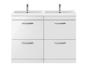 Reina 1200mm Floor Standing 4-Drawer Vanity