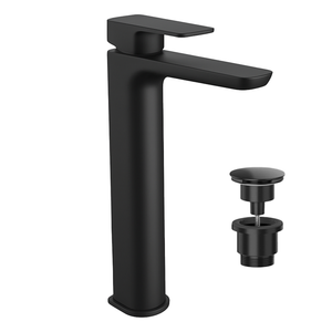 Capri Black Tall Basin Mixer Tap – Contemporary Design