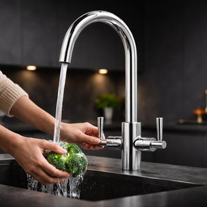 Arko KINGSTON Kitchen Sink Mixer Tap with Chrome Finish