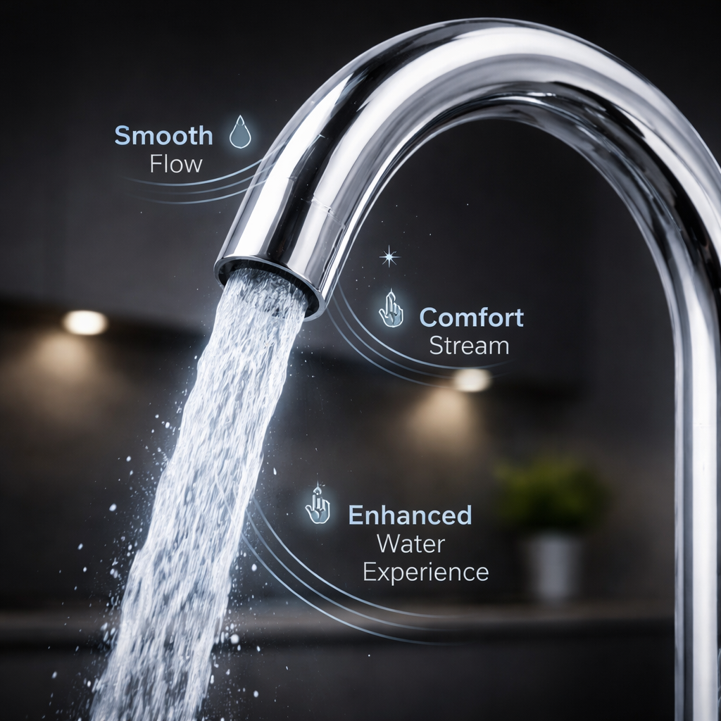 Arko KINGSTON Kitchen Sink Mixer Tap with Chrome Finish