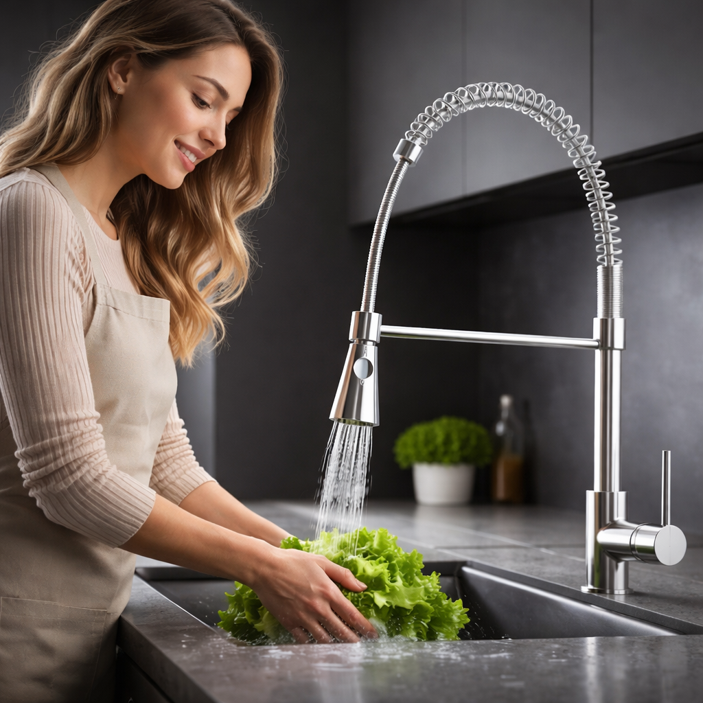 Arko TIRARE Pull Out Spray Kitchen Tap - Chrome