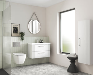 Eco 600mm Wall Hung 2-Drawer Vanity