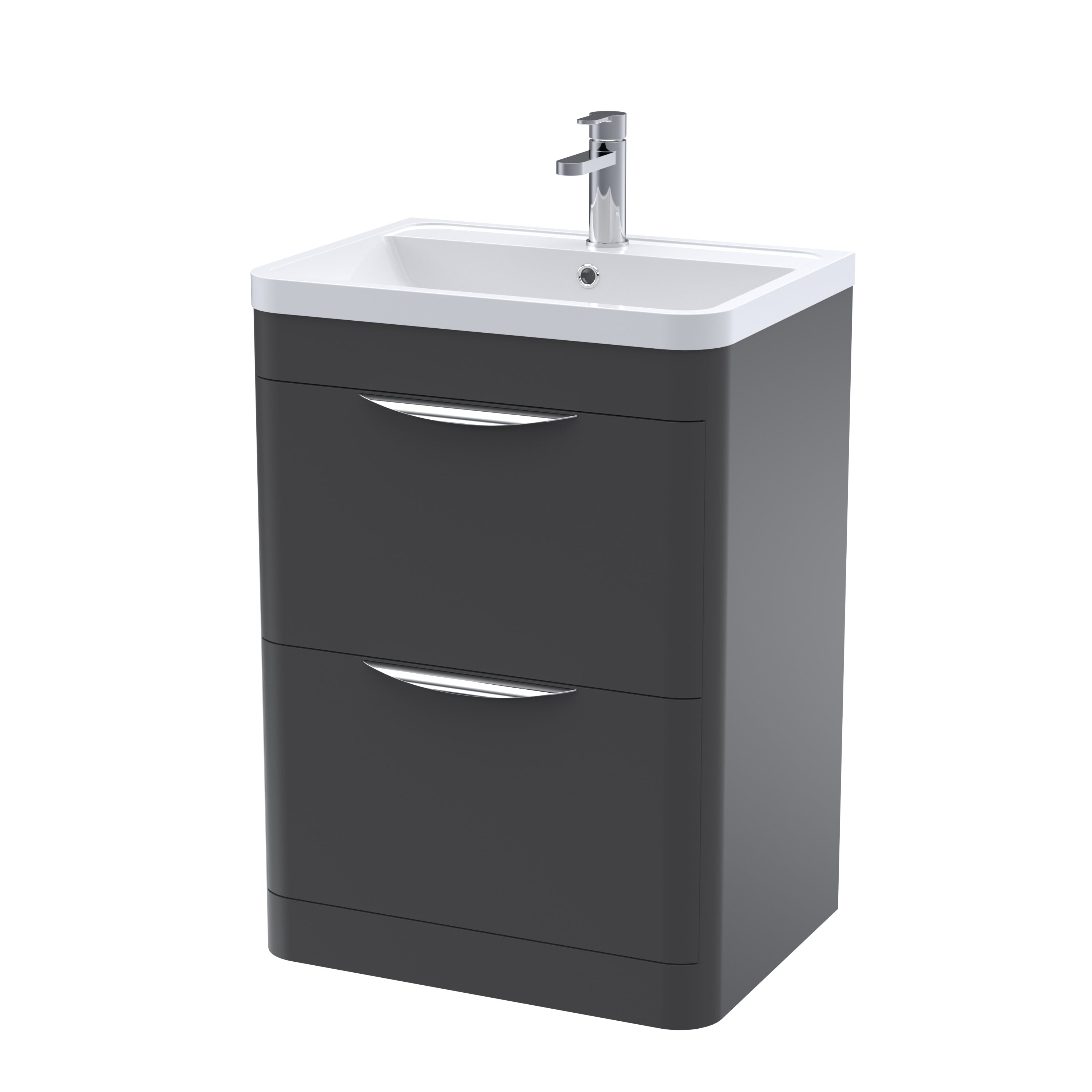 Para 600mm Floor Standing 2-Drawer Vanity