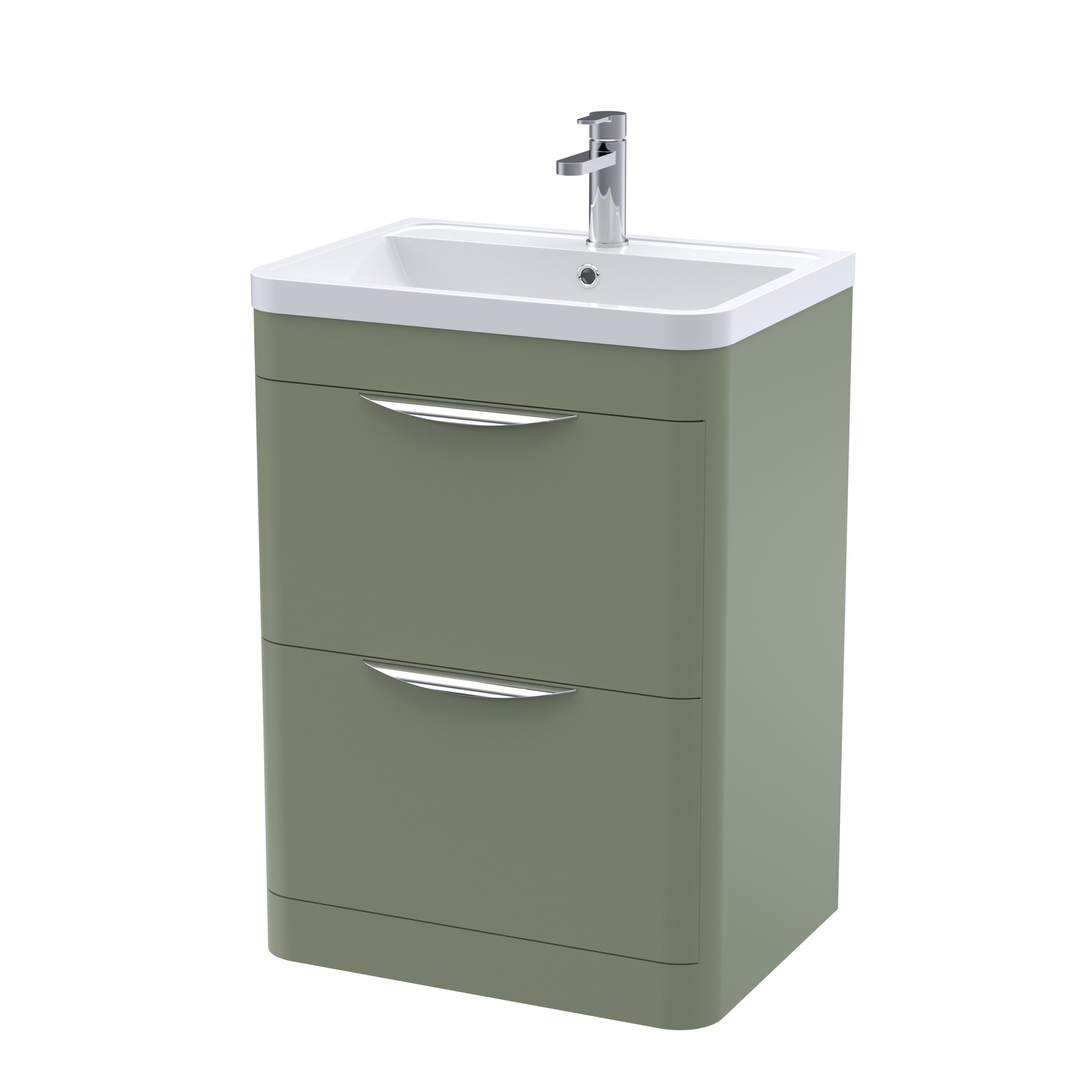 Para 600mm Floor Standing 2-Drawer Vanity