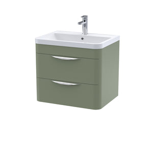Para 600mm Wall Hung 2-Drawer Vanity