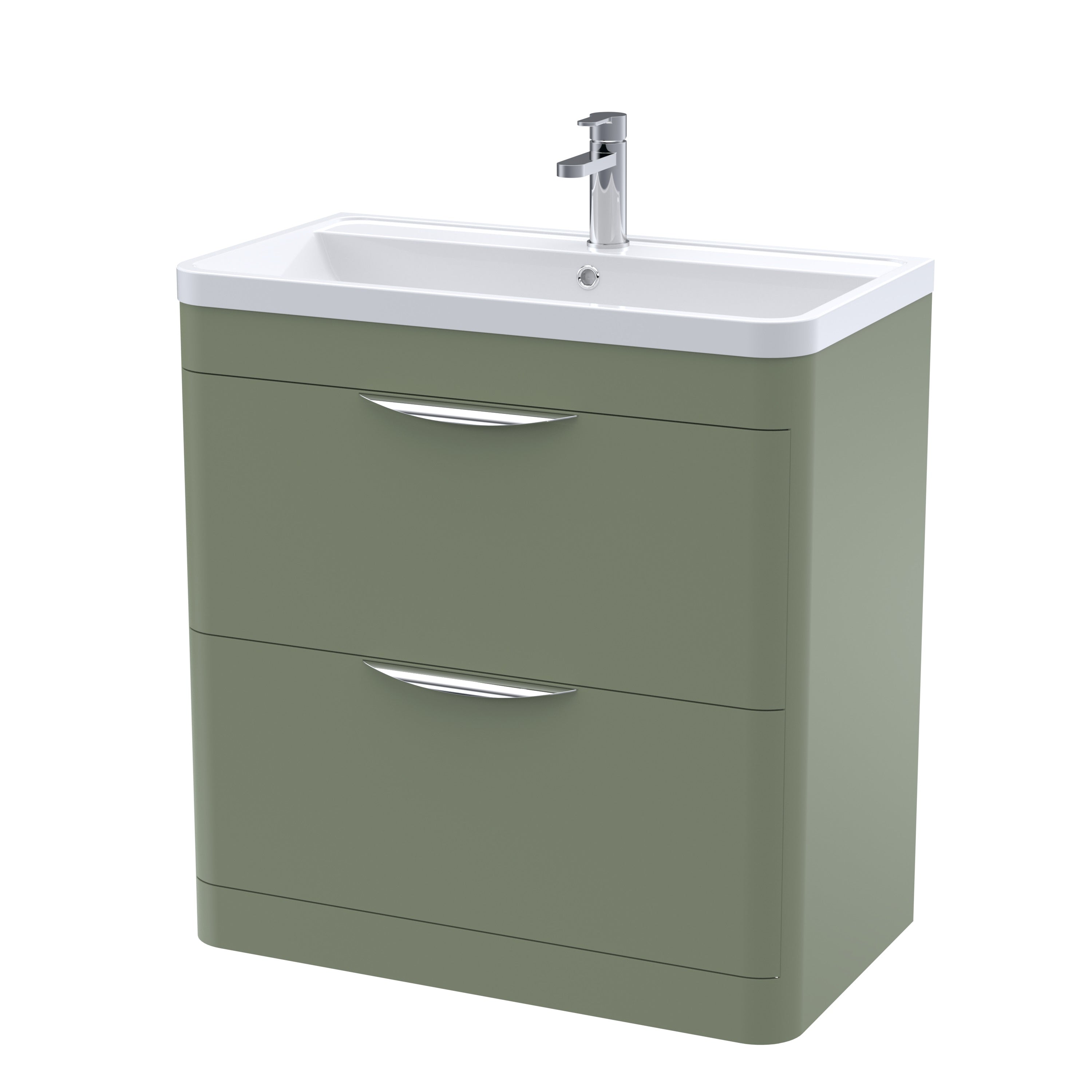 Para 800mm Floor Standing 2-Drawer Vanity