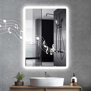 Arko 500x700mm LED Bathroom Mirror with Bluetooth Wall Mounted – Illuminated Vanity Mirror