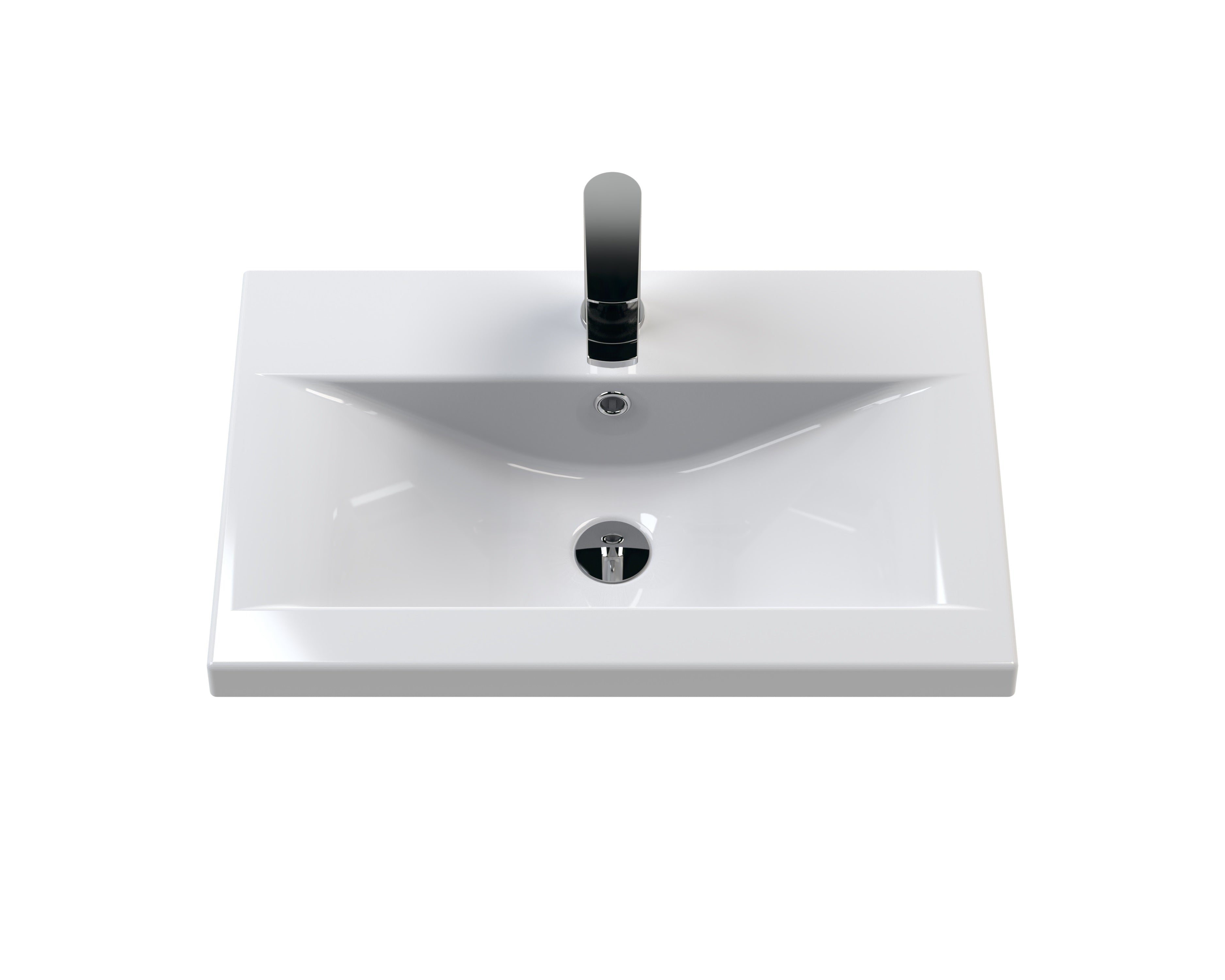Eco 600mm Wall Hung 1-Drawer Vanity