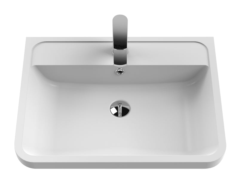 Luna 800mm Floor Standing 2-Drawer Vanity