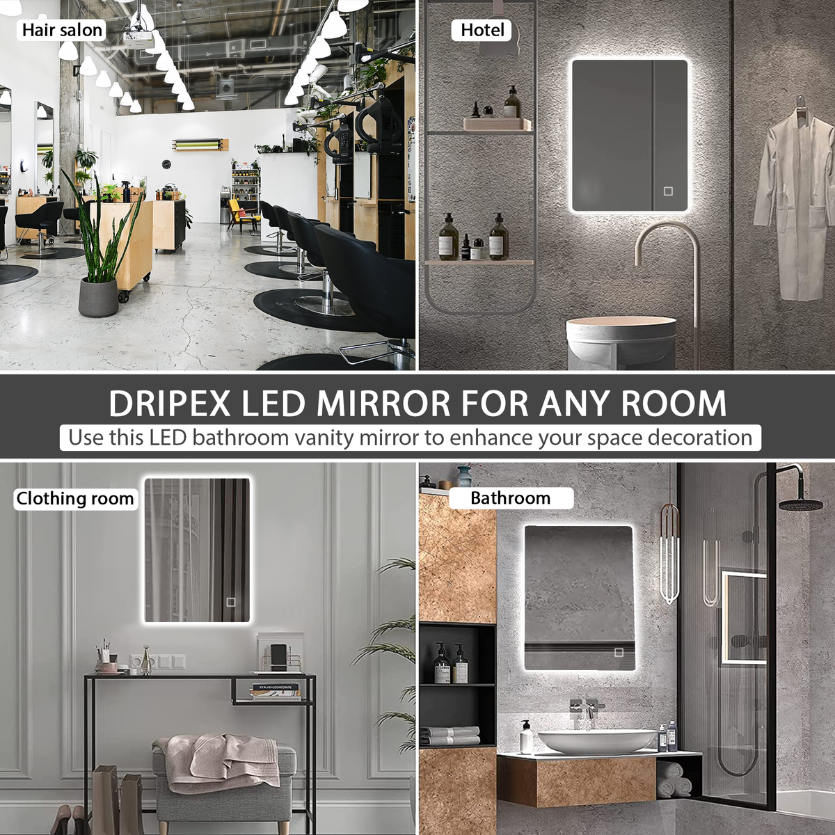 Arko 500x700mm LED Bathroom Mirror with Bluetooth Wall Mounted – Illum ...